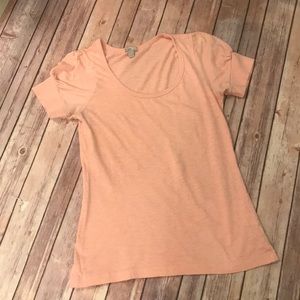 {Old Navy} Peach Scoop Neck T-Shirt
